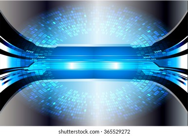 dark blue silver Light Abstract Technology background for computer graphic website internet and business. circuit. illustration.digital.infographics. binary code. zero one. eye. scan virus
