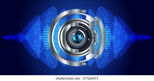 dark blue silver Light Abstract Technology background for computer graphic website internet business. circuit. illustration. digital. infographics. binary code. www. vector.one. zero. Spark. eye scan