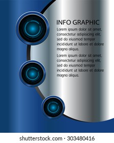 dark blue silver Web Design Website Elements Template for graphic internet. text box. label. info graphics. metal. card. pixel. Metals, alloys, steel, aluminum. button