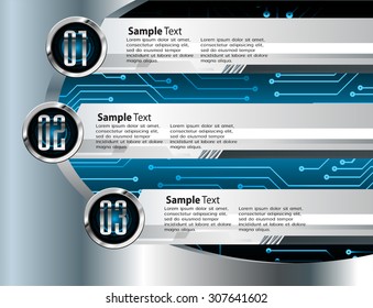 dark blue silver Web Design Website Elements Template for graphic internet. text box. label. info graphics. metal. card. pixel. Metals, alloys, steel, aluminum. button. infographics