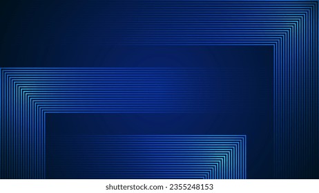 Dark blue simple abstract background with lines in a geometric style as the main element.