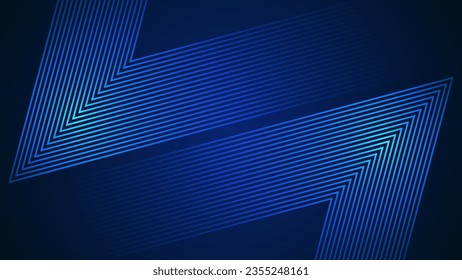 Dark blue simple abstract background with lines in a geometric style as the main element.