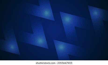 Fondo abstracto de color azul oscuro con líneas de estilo geométrico como elemento principal.