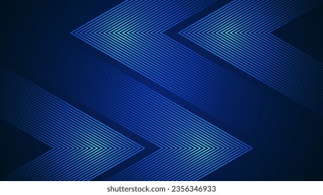 Dark blue simple abstract background with lines in a geometric style as the main element.
