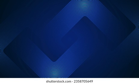 Dark blue simple abstract background with lines in a geometric style as the main element.