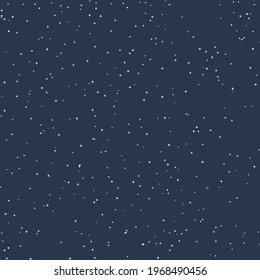 Dark Blue Sky with stars vector illustration background. Vector illustration