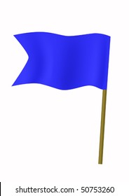 Dark Blue Small Flag