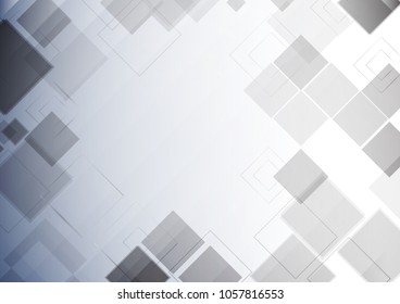 Dark blue square geomatric background 
