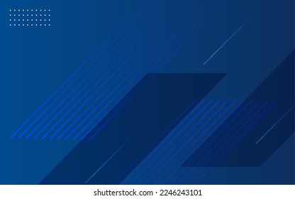 Dark blue stripes abstract background design. Geometric tech vector background