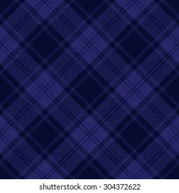Dark blue tartan diagonal pattern background 3