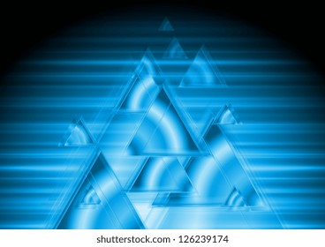 Dark blue technology background. Vector design eps 10