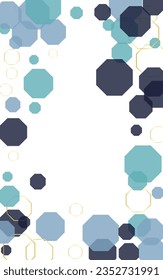 Vector blanco de fondo de mosaico azul oscuro. Ilustración Técnica de Atom. Papel de escritorio futuro. Tecno de línea blanca. Plantilla de hexágono.