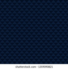 Dark blue trendy Hawaiian pattern. Tribal triangle background.