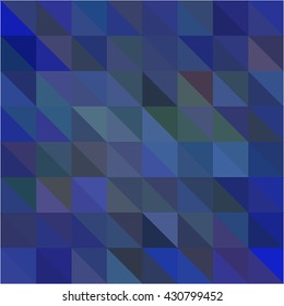 Dark blue triangle grid business background