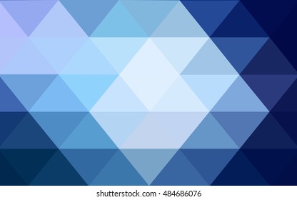 Dark blue triangle mosaic pattern. Shining colored illustration in a brand-new style. The template can be used as a background for cell phones. Dark blue triangle mosaic pattern. Shining colored illustration in a brand-new style. The template can be used as a background for cell phones.