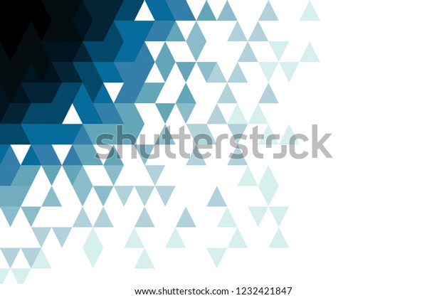 Dark Blue Triangles Fading Into Light Stock Vector Royalty Free