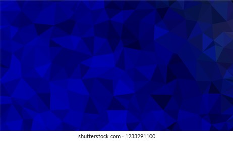 Dark Blue, Triangular  low poly, mosaic pattern background, Vector polygonal illustration graphic, Origami style with gradient,  racio 1:1,777 Ultra HD