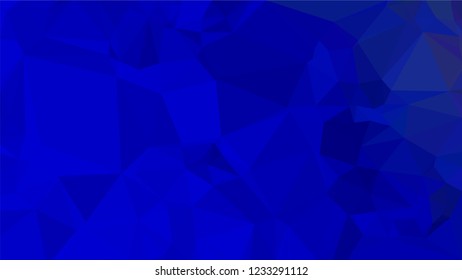Dark Blue, Triangular  low poly, mosaic pattern background, Vector polygonal illustration graphic, Origami style with gradient,  racio 1:1,777 Ultra HD