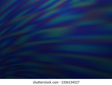 Dark BLUE vector abstract background. Creative illustration in halftone style with gradient. The template for backgrounds of cell phones.