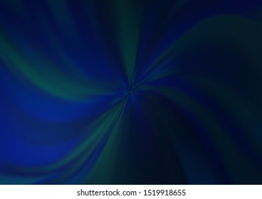 Dark BLUE vector abstract background. Colorful illustration in blurry style with gradient. The template can be used for your brand book.