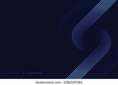 dark blue vector abstract background with glowing lines modern dynamic premium eps10
​