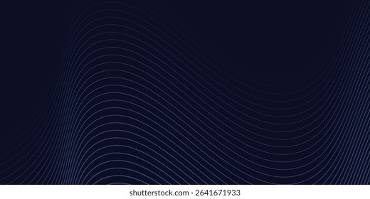 dark blue vector abstract background with glowing lines modern dynamic premium eps10 ​ 