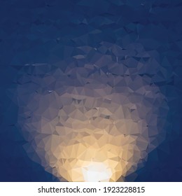 Gráfica abstracta de fondo abstracto del vector azul oscuro.l con líneas 