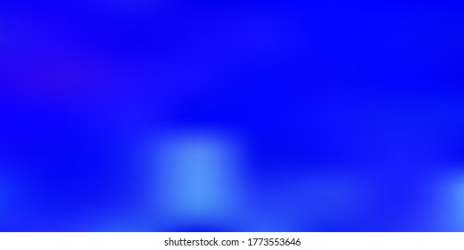 Plantilla de desenfoque abstracto del vector azul oscuro. Ilustración de color abstracta en estilo borroso con gradiente. Diseño moderno para tus aplicaciones.