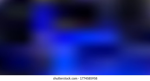 Dark blue vector abstract blur background. Colorful gradient abstract illustration in blur style. Background for web designers.