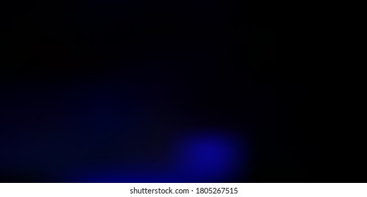 Dark blue vector abstract blur backdrop. Blurred abstract gradient illustration in simple style. Background for mobile phones.
