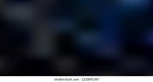 Dark blue vector abstract blur background. Abstract colorful illustration in blur style with gradient. Modern design for your apps.