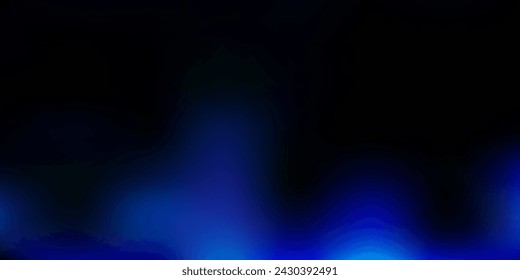 Dark blue vector abstract blur backdrop. Colorful gradient abstract illustration in blur style. Best choice for your design.