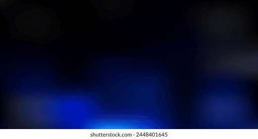 Dark blue vector abstract blur backdrop. Colorful abstract illustration with blur gradient. Wallpaper for your web apps.