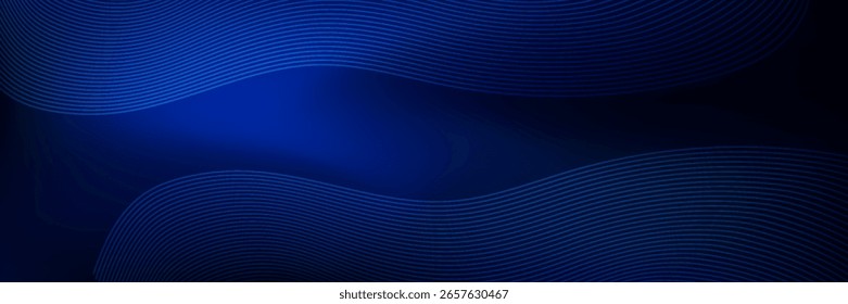 Fondo de desenfoque abstracto de Vector azul oscuro. Ilustración colorida con gradiente en estilo abstracto. Fondo de pantalla para sus App de Web. eps10