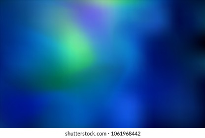 Dark BLUE vector abstract blurred layout. Colorful abstract illustration with gradient. Brand-new style for your business design.