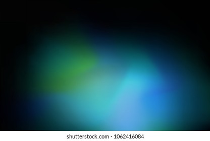 Dark BLUE vector abstract blurred background. Brand-new colored illustration in blurry style with gradient. Brand-new design for your business.