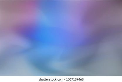 Dark BLUE vector abstract blurred cover. Brand-new colored illustration in blurry style with gradient. The blurred design can be used for your web site.