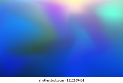 Dark BLUE vector abstract blurred cover. A completely new color illustration in a vague style. A completely new design for your business.