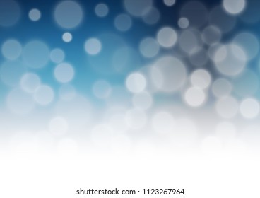 Dark BLUE vector abstract blurred pattern. Glitter abstract illustration with an elegant design. The template can be used for your brand book.