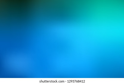 Dark BLUE vector abstract blurred background. A completely new colored illustration in blur style. Blurred design for your web site.