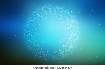 Dark BLUE vector abstract blurred layout. Colorful illustration in abstract style with gradient. Completely new design for your business.