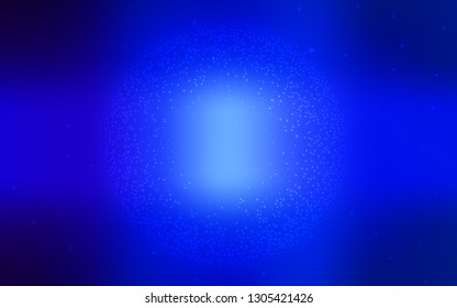 Dark BLUE vector abstract blurred layout. New colored illustration in blur style with gradient. Completely new design for your business.