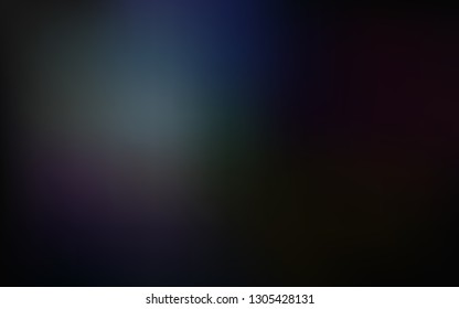 Dark BLUE vector abstract blurred layout. Glitter abstract illustration with gradient design. Background for designs.