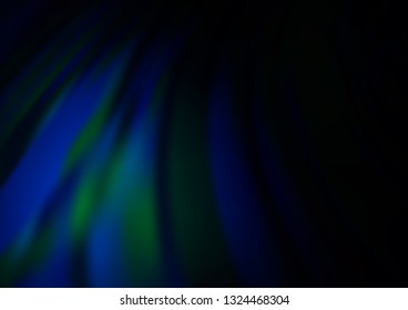 Dark BLUE vector abstract blurred background. Modern geometrical abstract illustration with gradient. Brand new design for your business.