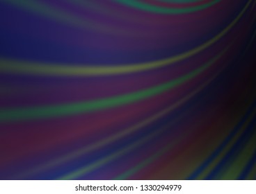 Dark BLUE vector abstract blurred background. Colorful abstract illustration with gradient. The elegant pattern for brand book.
