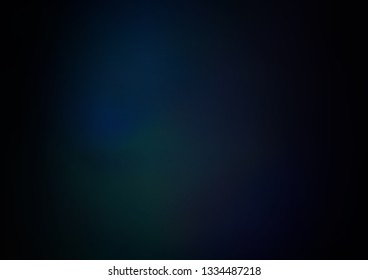 Dark BLUE vector abstract blurred pattern. Colorful abstract illustration with gradient. Brand new design for your business.