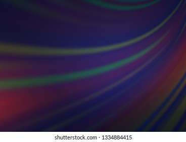 Dark BLUE vector abstract blurred background. A vague abstract illustration with gradient. The blurred design can be used for your web site.