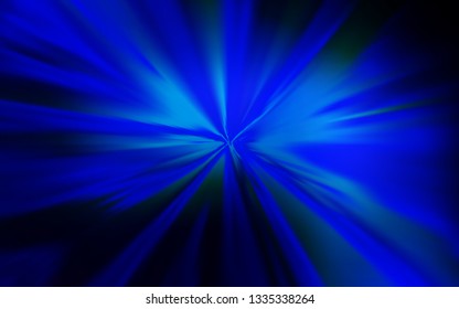 Dark BLUE vector abstract blurred background. Glitter abstract illustration with gradient design. New style for your business design.
