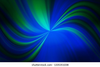 Dark BLUE vector abstract blurred background. Shining colored illustration in smart style. The best blurred design for your business.