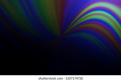 Dark BLUE vector abstract blurred background. Modern abstract illustration with gradient. New style for your business design.
